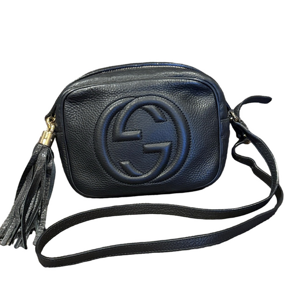 Gucci Handbags - Gucci Soho Crossbody Bag- Black Leather